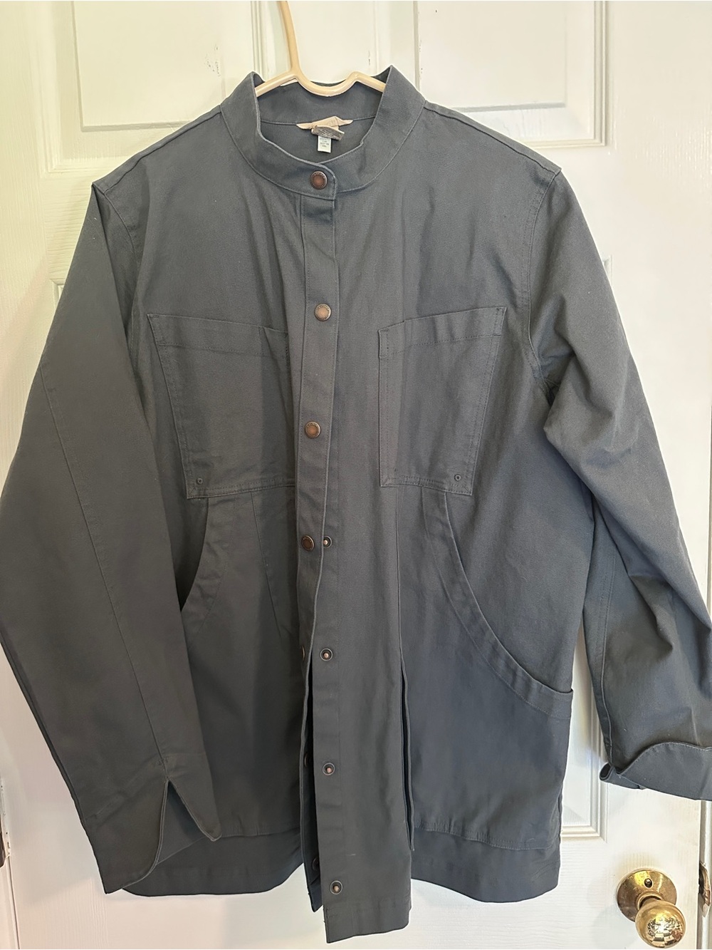 Duluth Trading Co.
Women's Fire Hose Smock / Chore
Jacket. Large